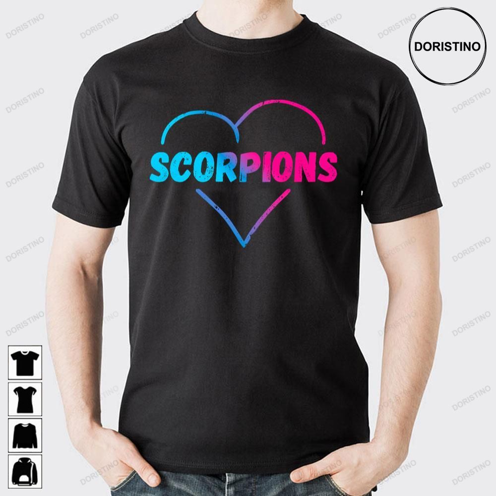 Vintage Heart Scorpions Love Scorpions Inside Doristino Awesome Shirts
