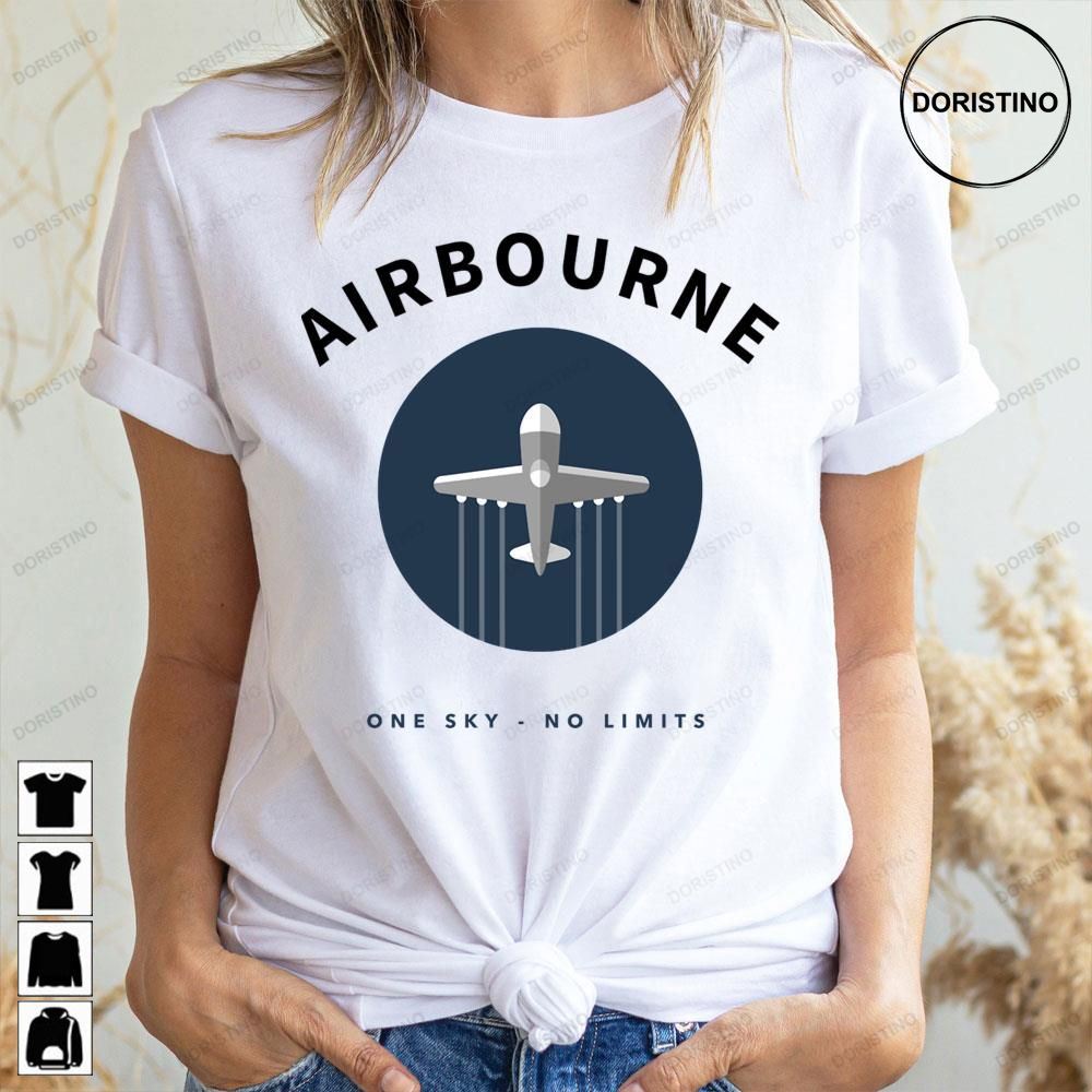 Vintage One Sky No Limits Airbourne Doristino Awesome Shirts