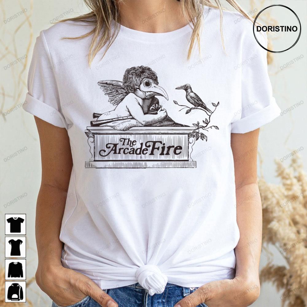 Vintage The Arcade Fire Art Doristino Limited Edition T-shirts