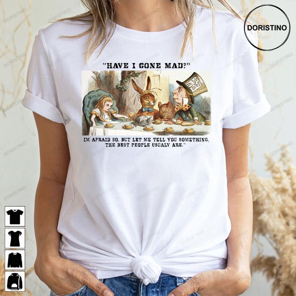 Vintage The Mad Hatter Tea Party Alice In Wonderland Doristino Limited Edition T-shirts