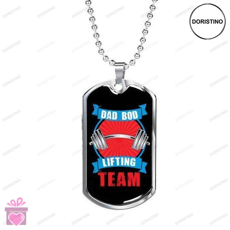 Dad Dog Tag Custom Picture Fathers Day Funny Gift For Dad Promoted To Grandpas Dog Tag Necklace Gift Doristino Limited Edition Necklace