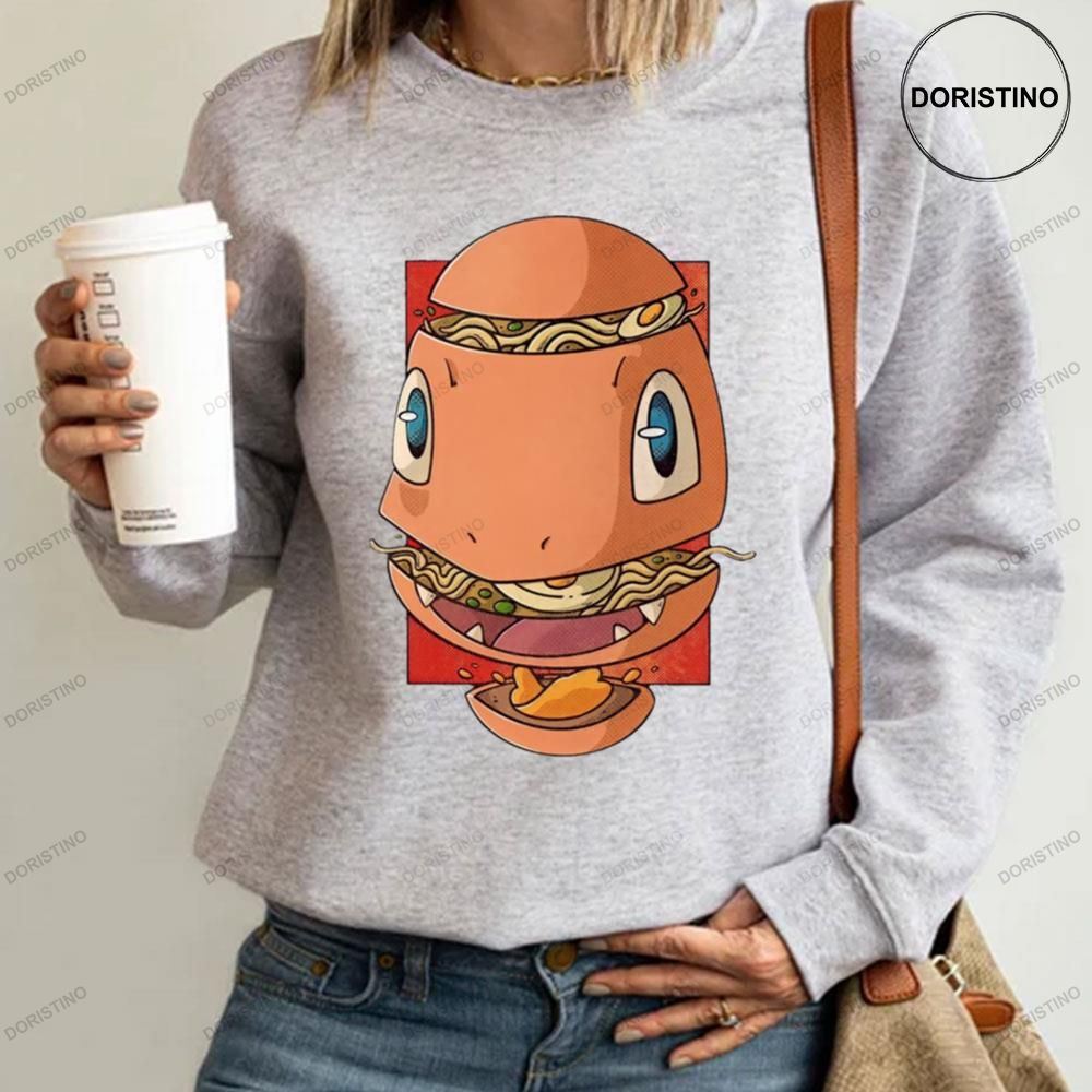 Japanese Food Charmander Pokemon Shirt