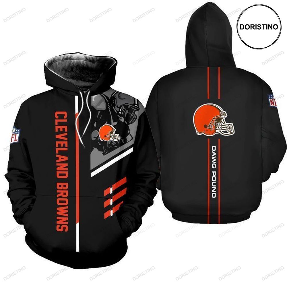Nfl Cleveland Browns Up Awesome 3D Hoodie