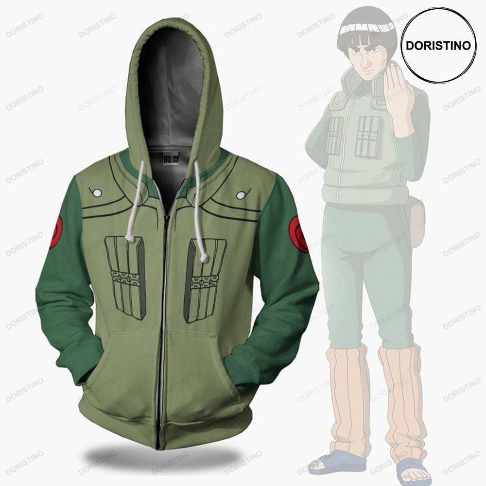Nrt Might Guy Cosplay Costume Anime Outfits Awesome 3D Hoodie