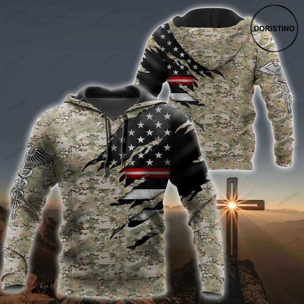 Nurse Camouflage Full Ing V3 Limited Edition 3d Hoodie