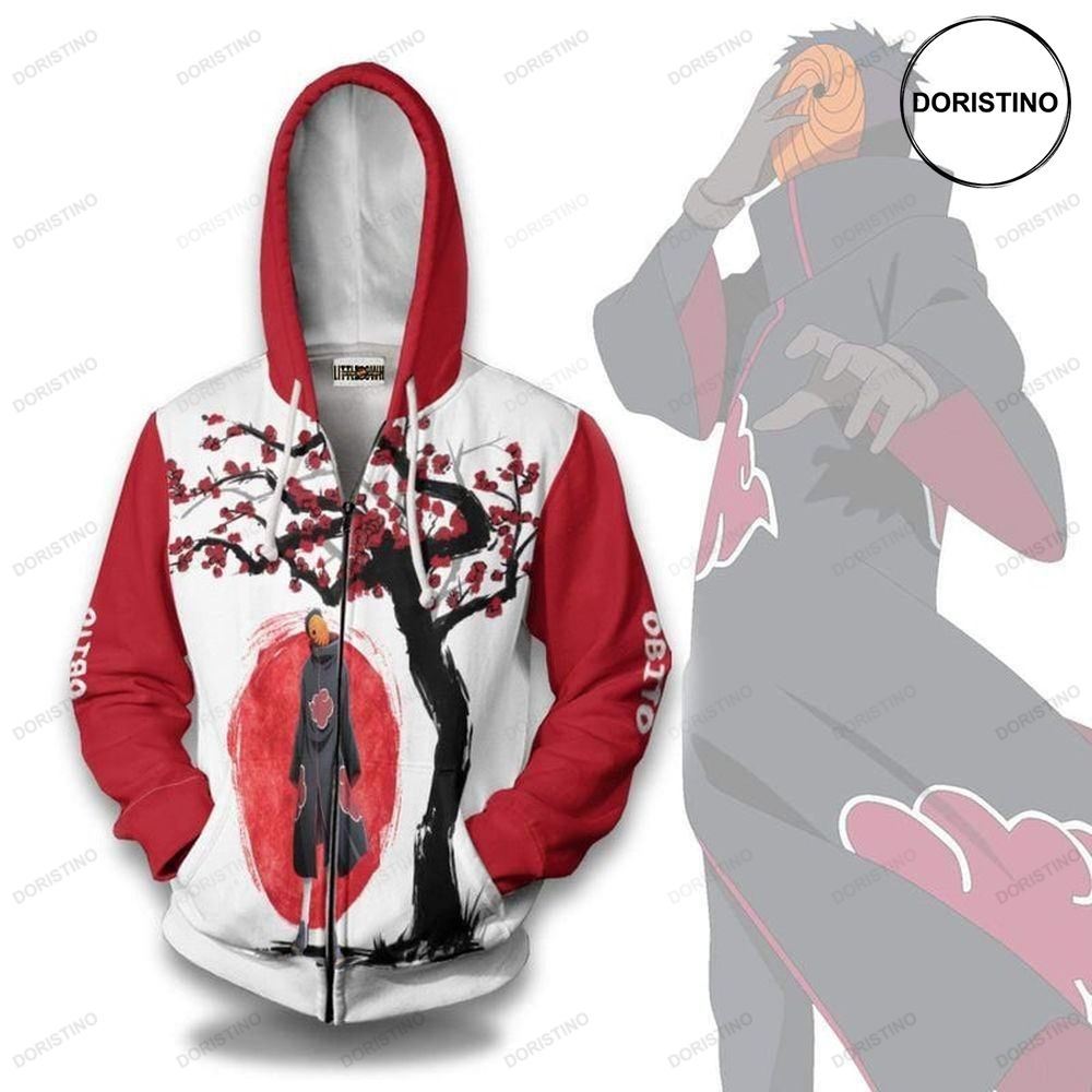 Obito Akatsuki Nrt Clothes Anime Outfit Ninja Under The Sun All Over Print Hoodie