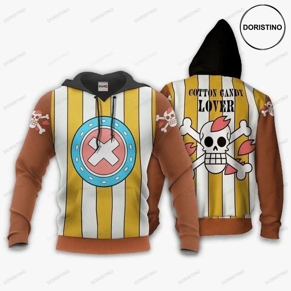 One Piece Chopper Cotton Candy Lover Anime Manga All Over Print Hoodie