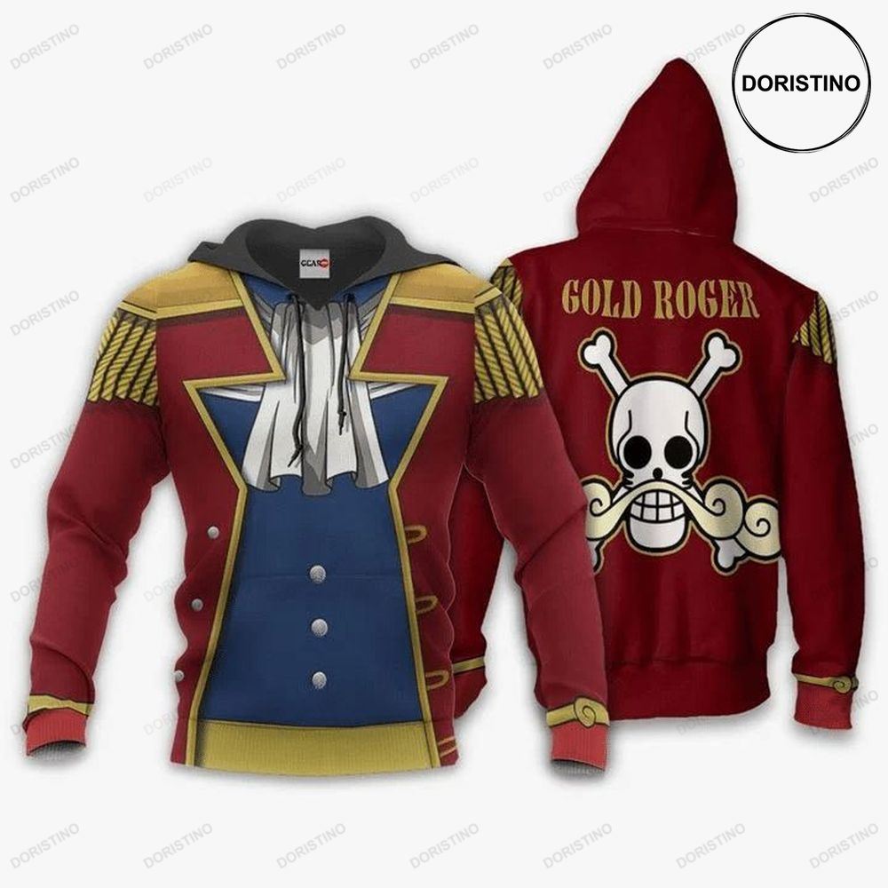 One Piece Gol D Roger Anime Manga Limited Edition 3d Hoodie