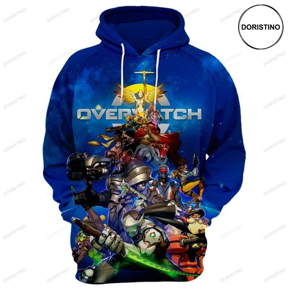 Overwatch Characters All Over Print Hoodie
