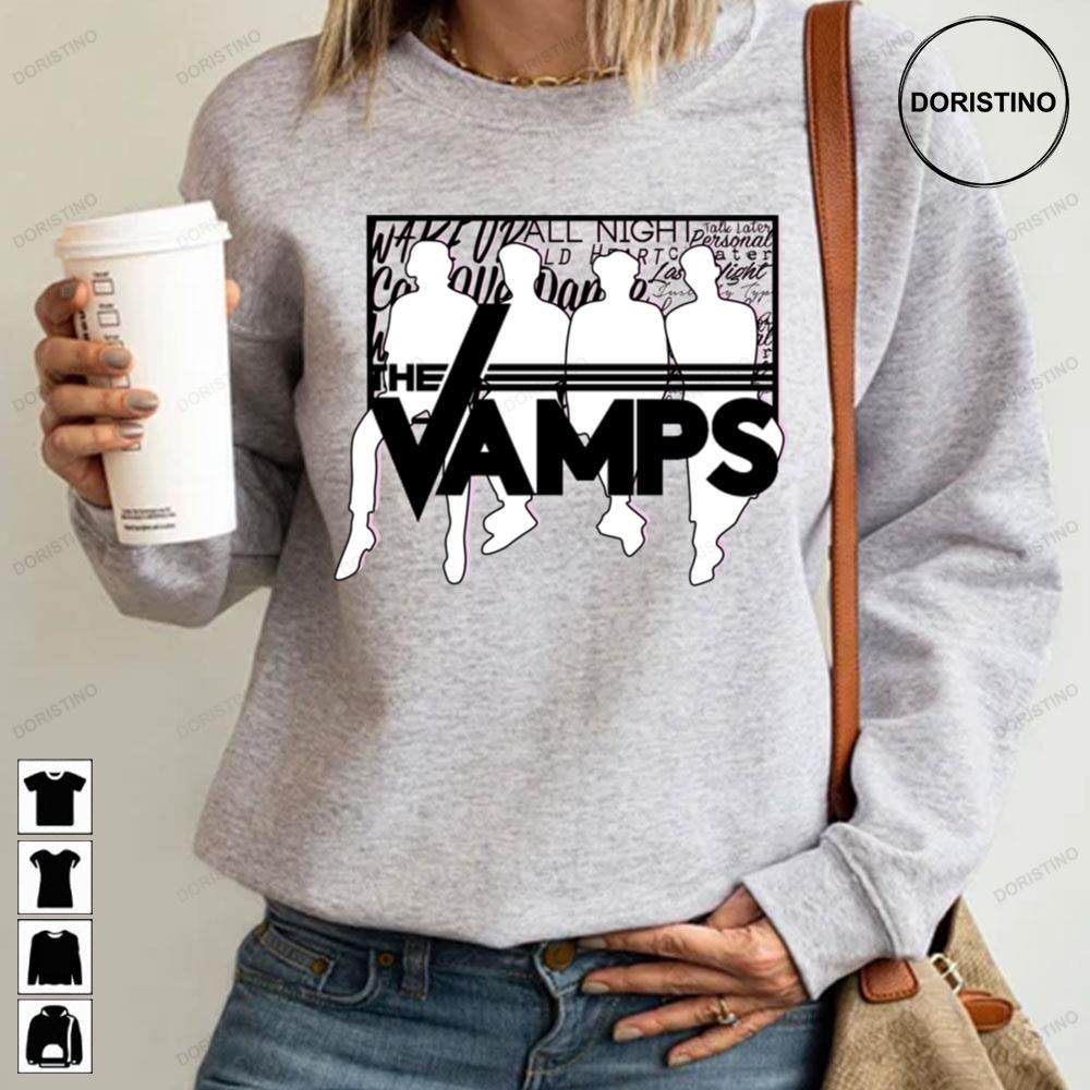 Black Whtie The Vamps Awesome Shirts