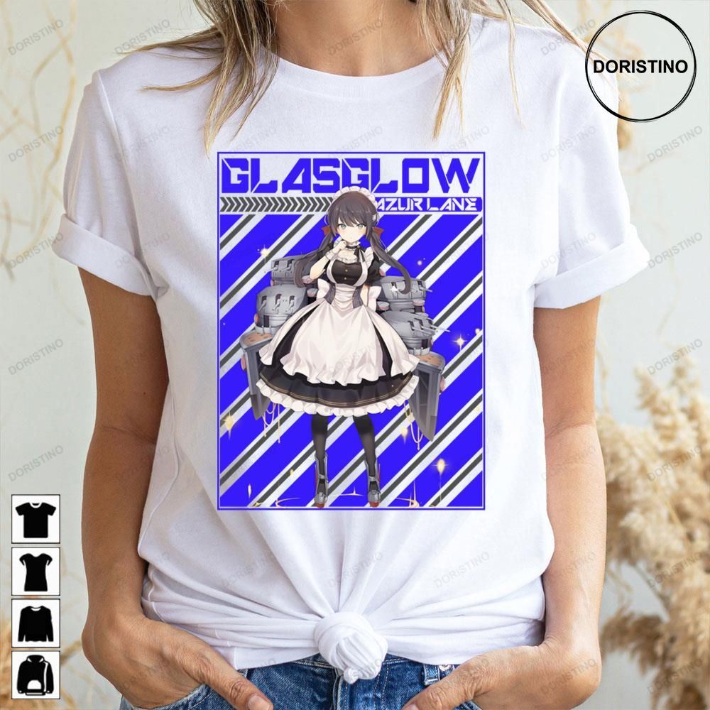 Blue Background Glasglow Perfectlayer Azur Lane Limited Edition T-shirts