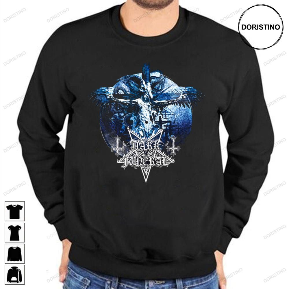 Blue White Dark Funeral Limited Edition T-shirts