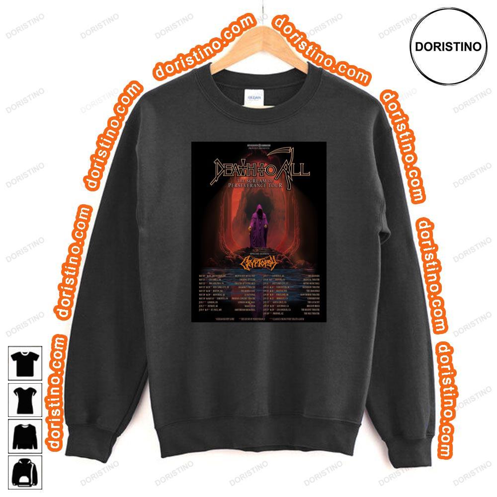 Death To All The Scream Of Perseverance Tour 2024 Tshirt
