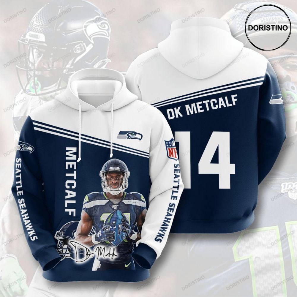 Dk Metcalf Seattle Seahawks Limited Edition 3d Hoodie