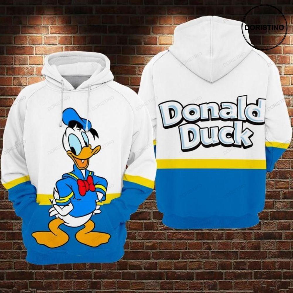 Donald Duck Movie Awesome 3D Hoodie