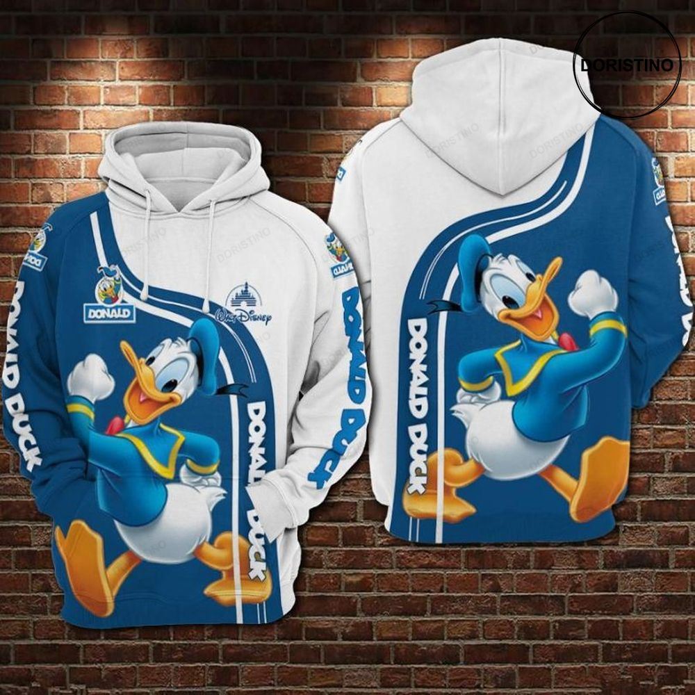 Donald Duck Movies 1 Awesome 3D Hoodie