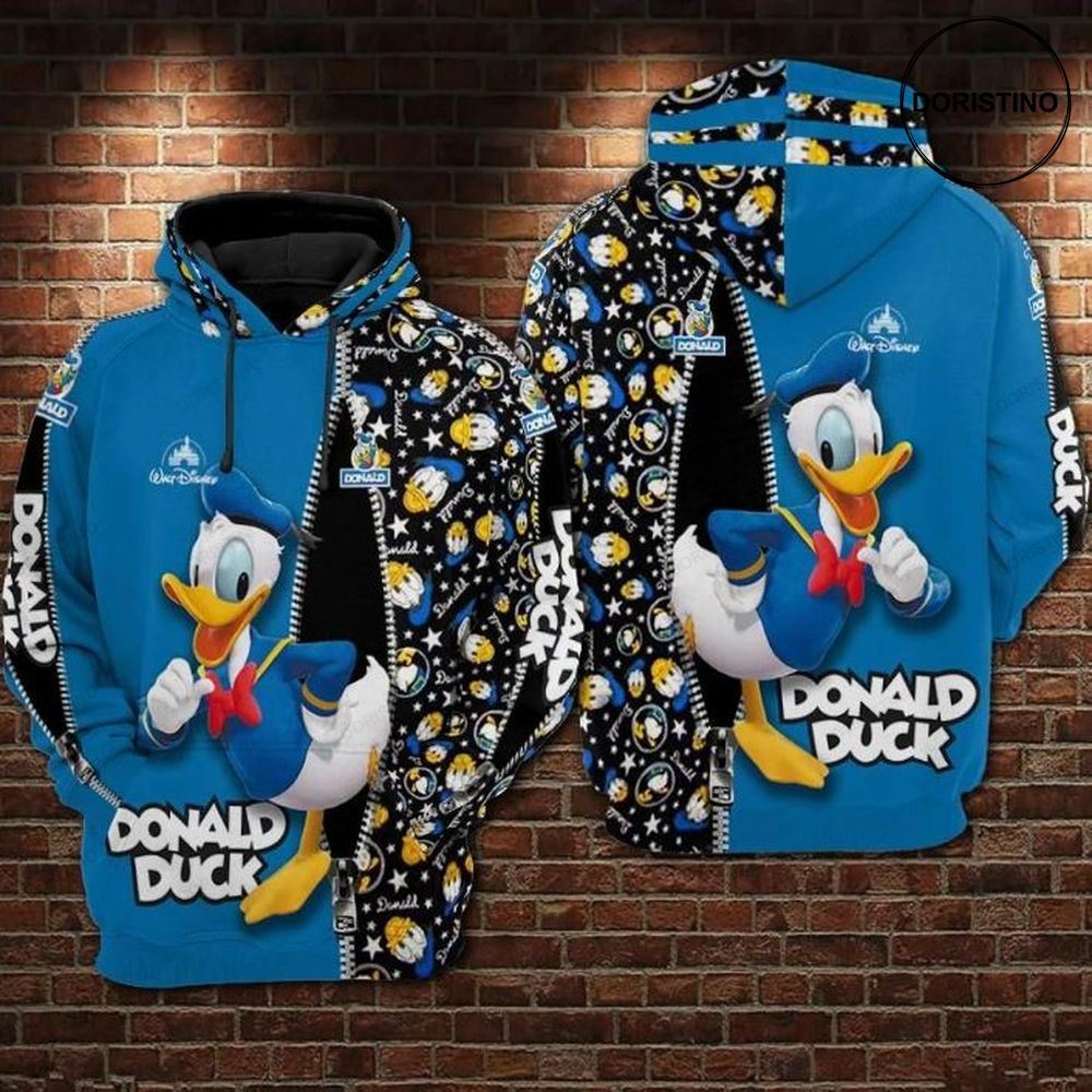 Donald Duck Movies The 1 All Over Print Hoodie