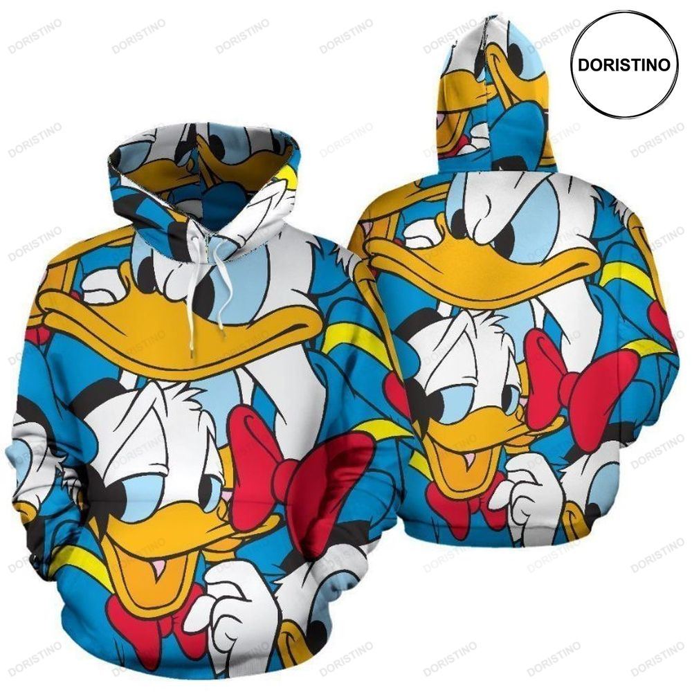 Donald Duck Movies V3 All Over Print Hoodie