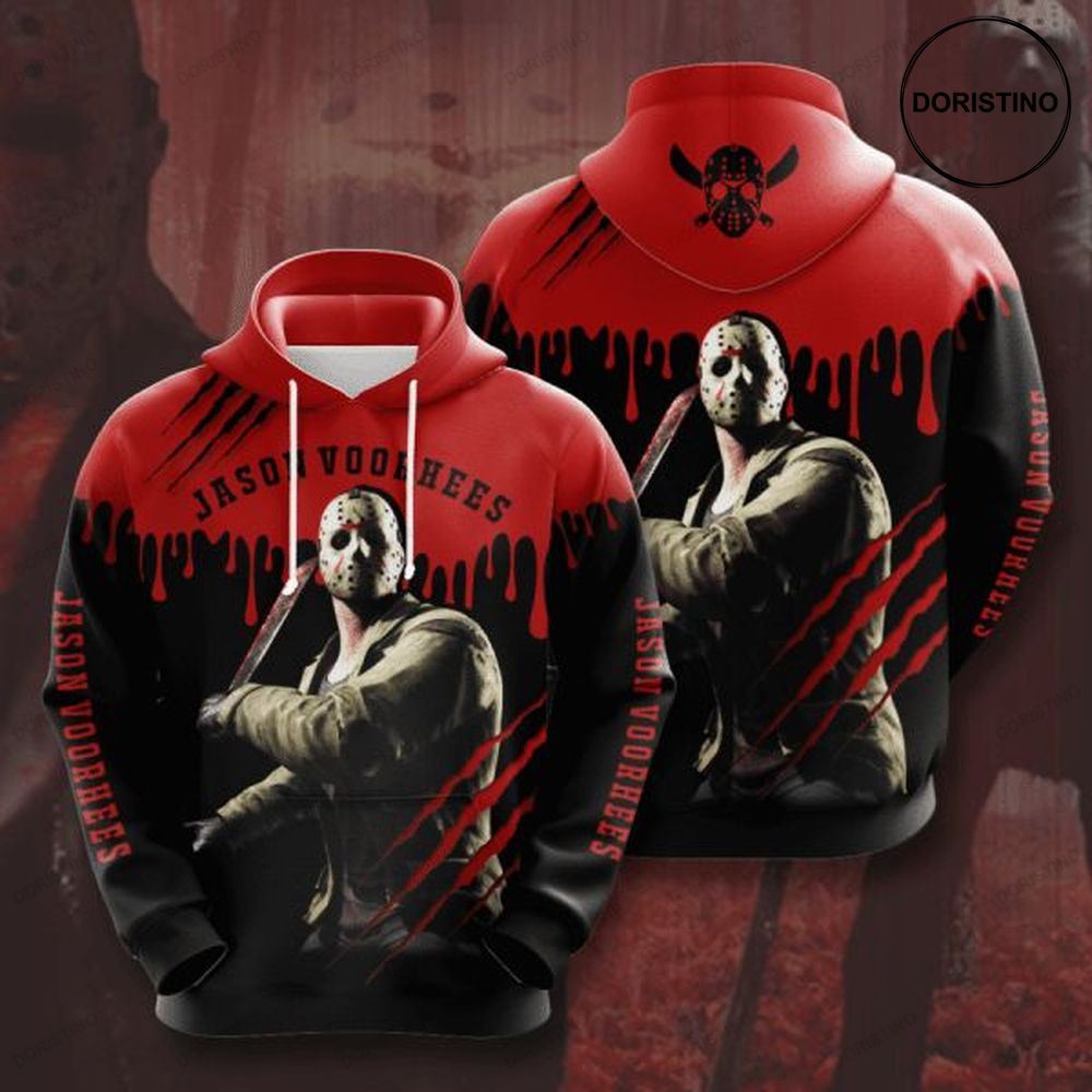 Jason Voorhees And Friday The 13th Halloween Design Gift For Fan Custom Ed 1 Limited Edition 3d Hoodie