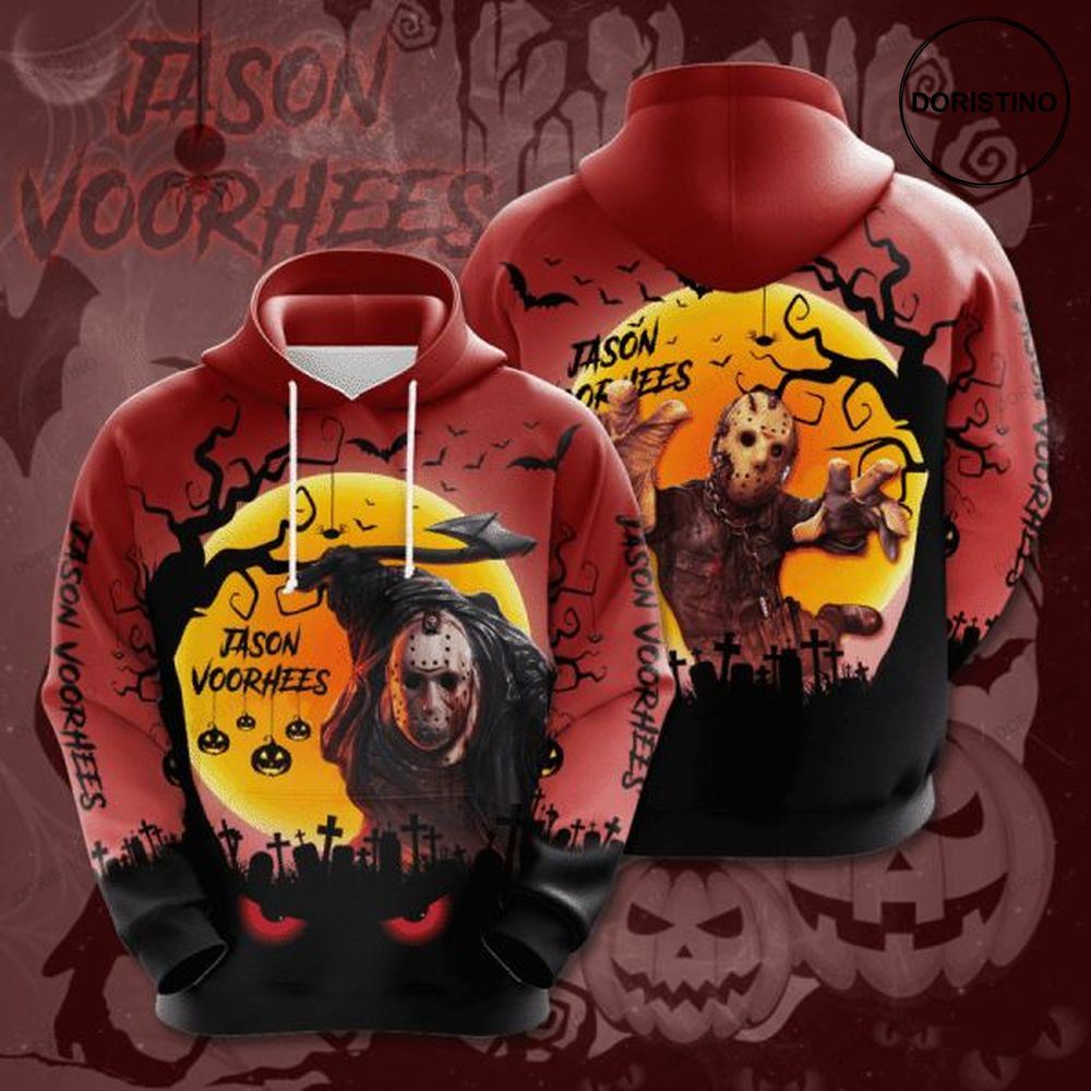 Jason Voorhees And Friday The 13th Halloween Design Gift For Fan Custom Ed Awesome 3D Hoodie