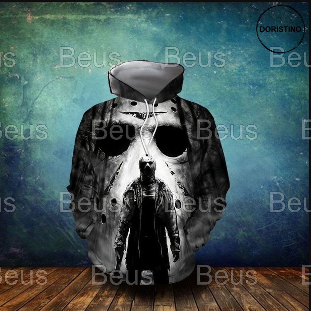 Jason Voorhees Horror Friday The 13th Jason Voorhees Awesome 3D Hoodie