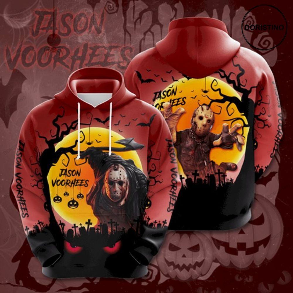 Jason Voorhees Lovers Halloween Awesome 3D Hoodie