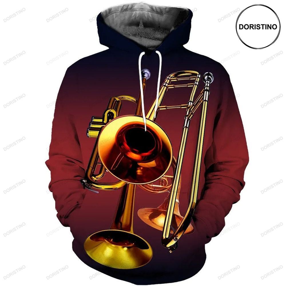 Jazz Music Ed Awesome 3D Hoodie