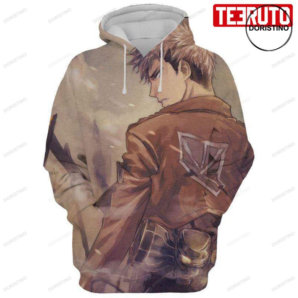 Jean Kirschtein Attack On Titan Graphic Hd All Over Print Hoodie