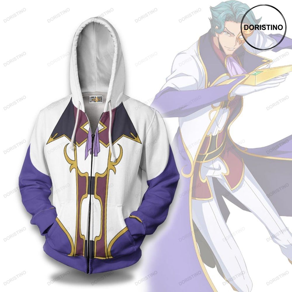 Jeremiah Gottwald Code Geass Anime Casual Cosplay Costume Limited Edition 3d Hoodie