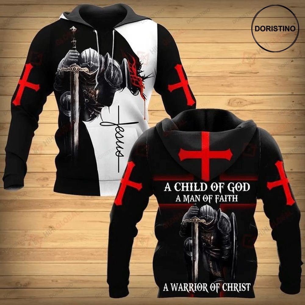 Jesus A Child Of God A Man Of Faith Full Ing Awesome 3D Hoodie