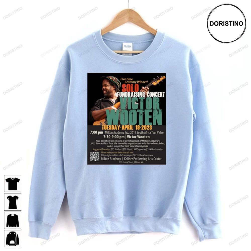 Victor Wooten April 2023 Tour Limited Edition T-shirts