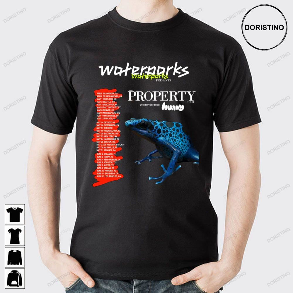 Waterparks 2023 May And June Limited Edition T-shirts