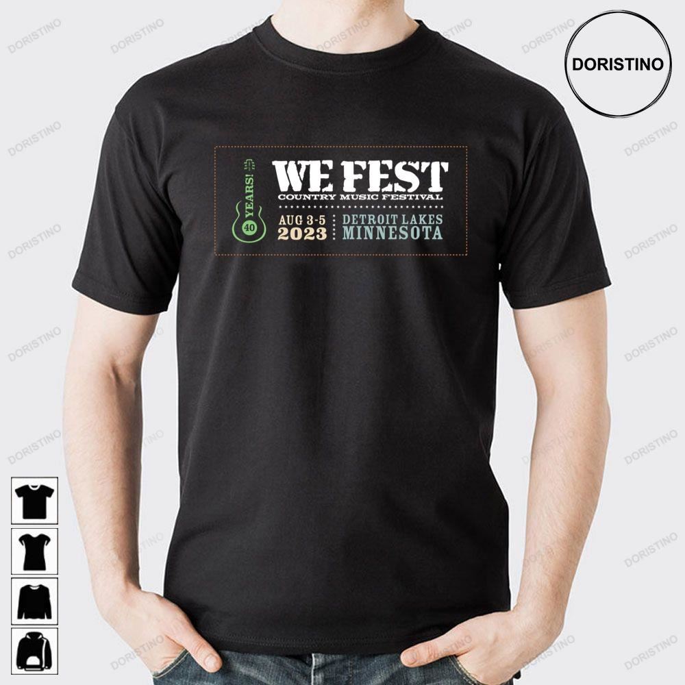 We Fest 2023 Logo Limited Edition T-shirts