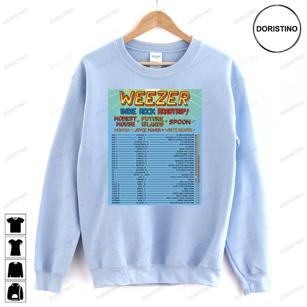 Weezer Joyce Manor 2023 Awesome Shirts