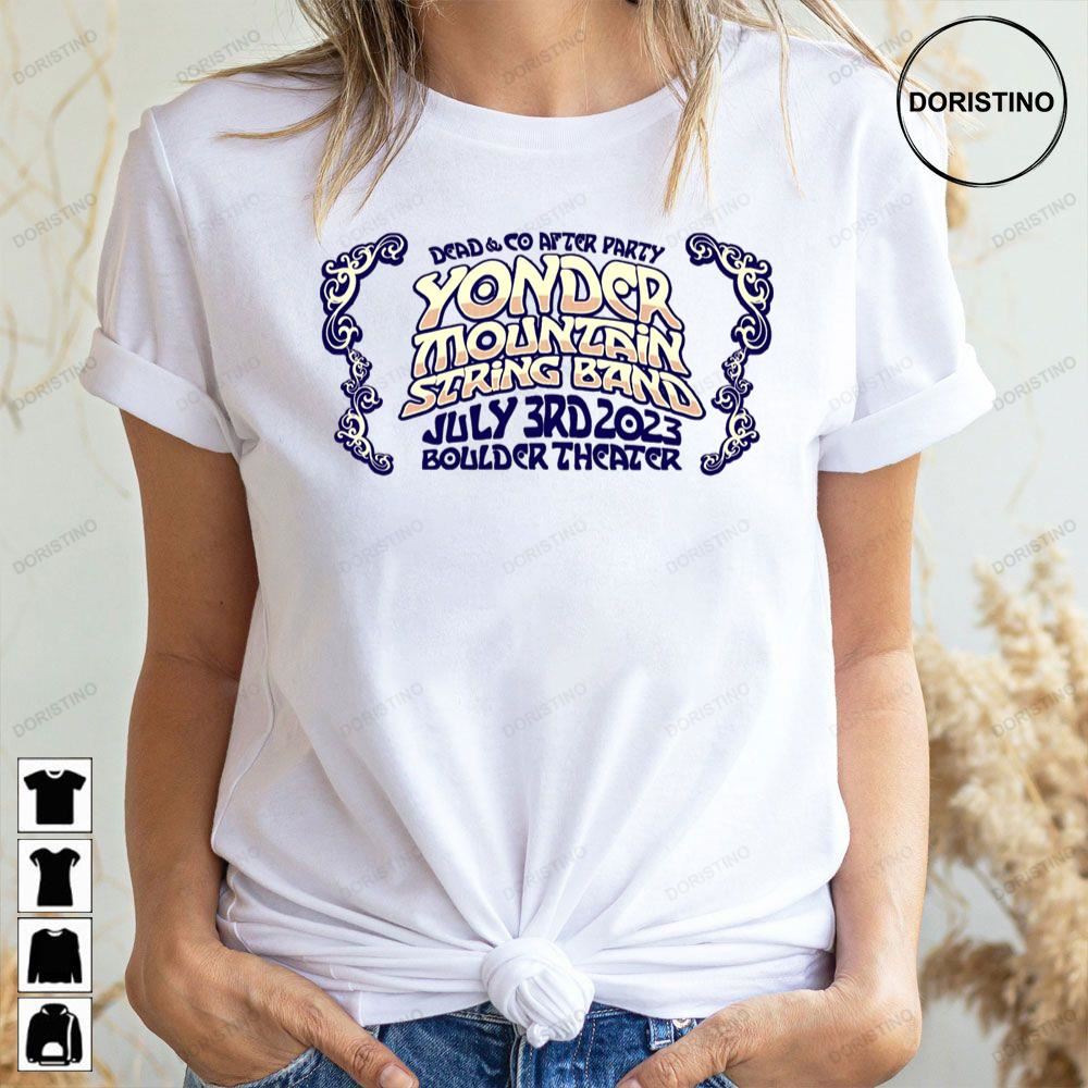 Yonder Mountain String Band 2023 Awesome Shirts