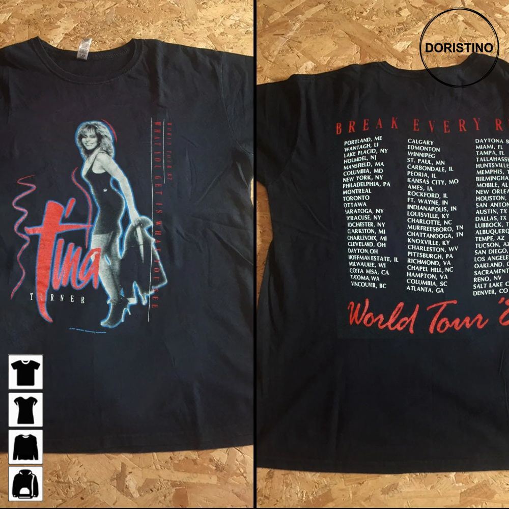 Vintage Tina Turner Concert 1987 Break Every Rule World Tour Tina Tunner Tour Trending Style