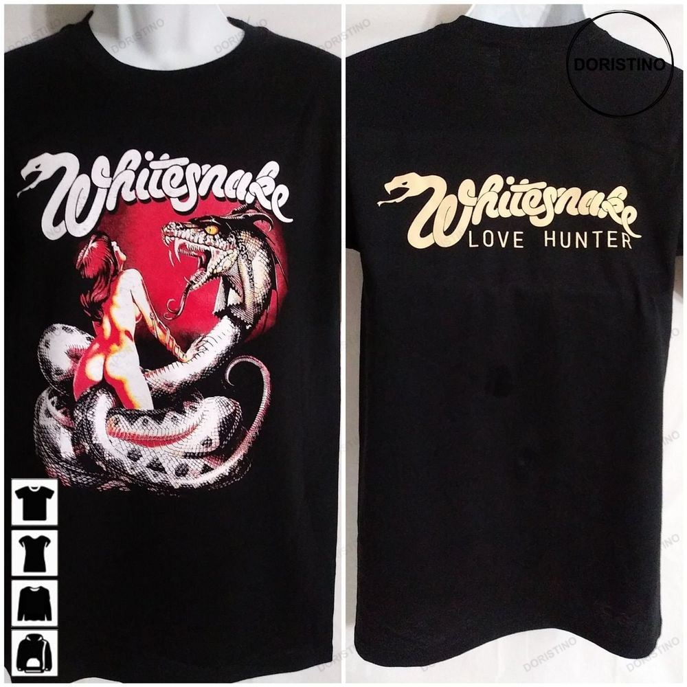 Whitesnake - Lovehunter Og 80s 1979 Lovehunter Album Promo Whitesnake Whitesnake Band Rock Tee Trending Style