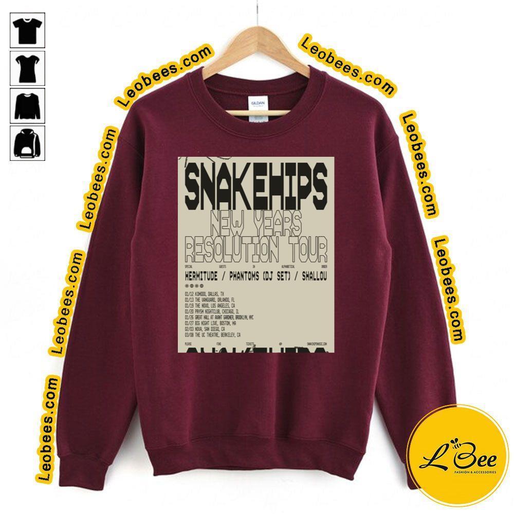 Snakehips Shallou Tour 2024 Tshirt Sweatshirt Hoodie