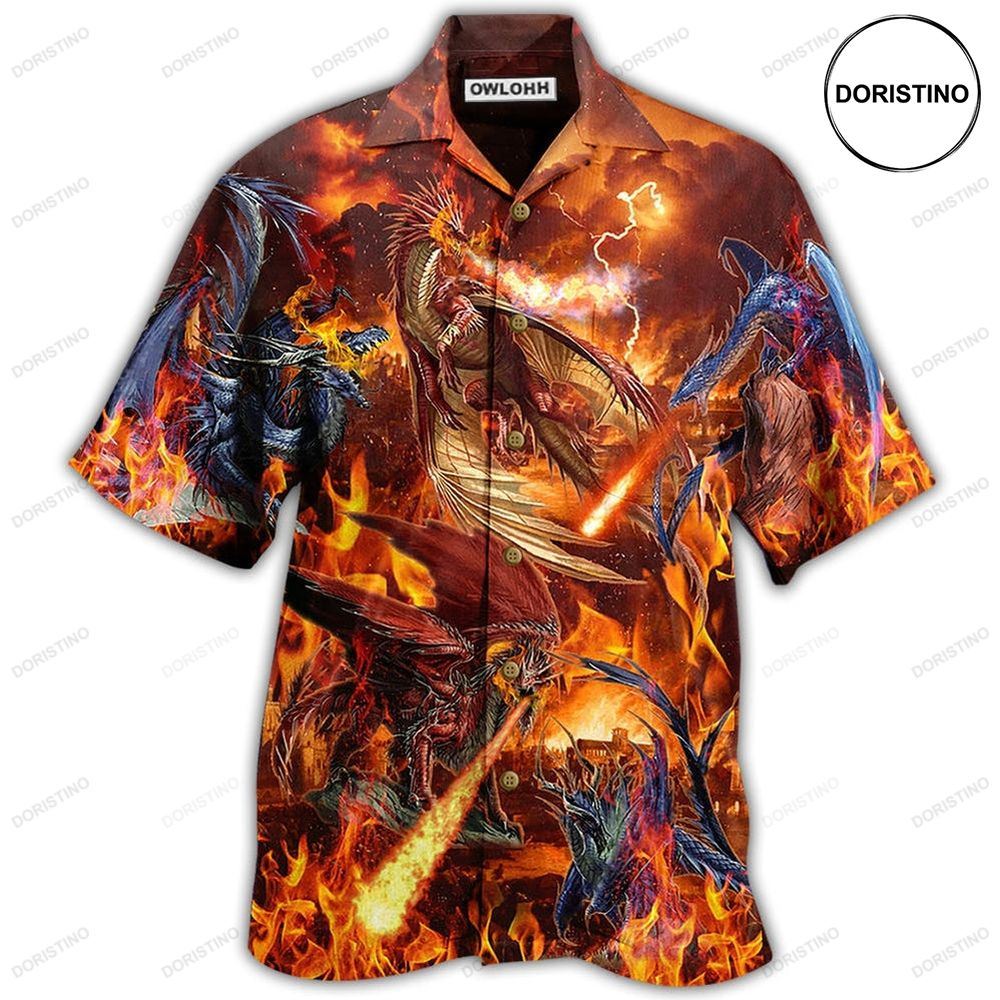 Dragon Fire Combat Amazing Hawaiian Shirt