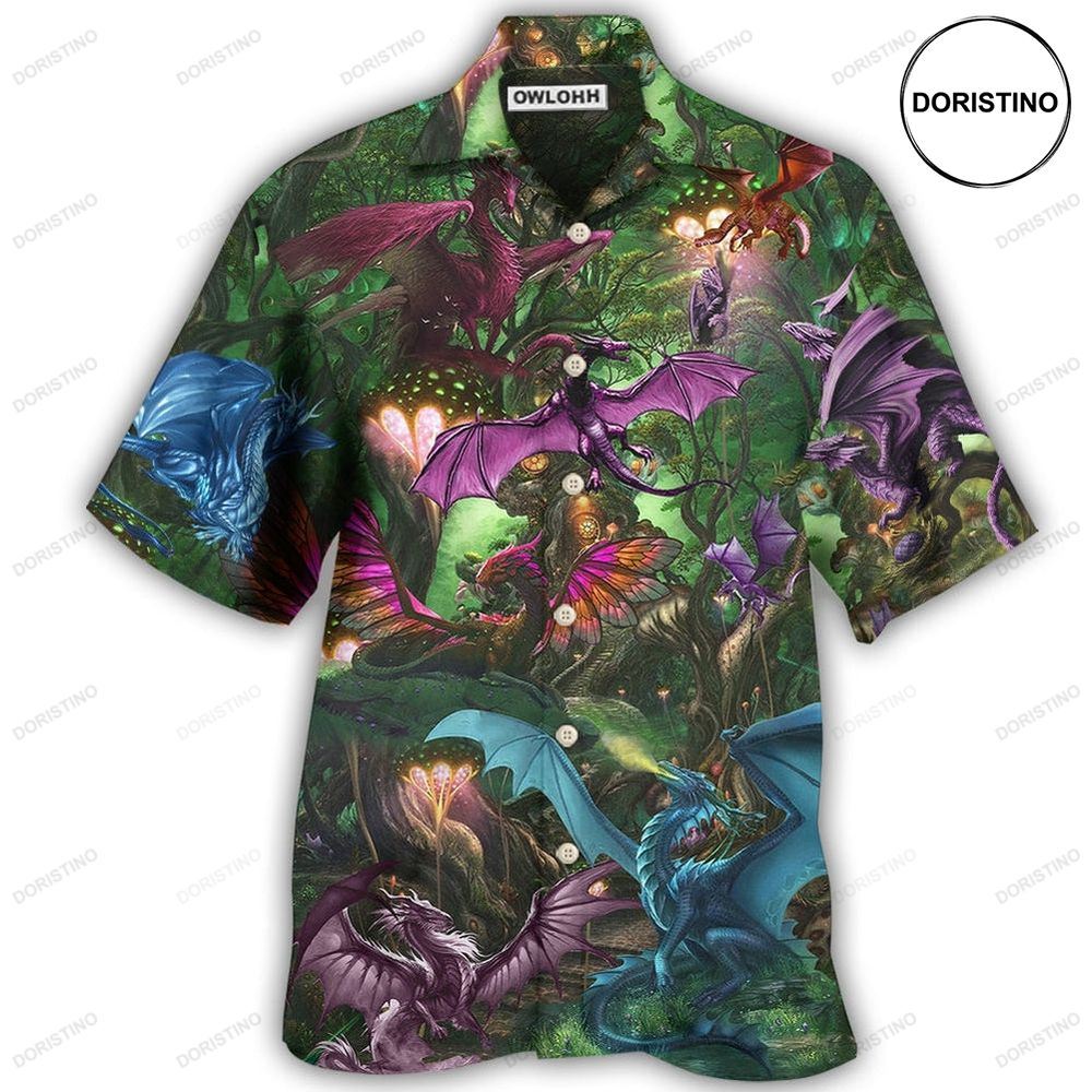 Dragon Love Forest Love Life Limited Edition Hawaiian Shirt