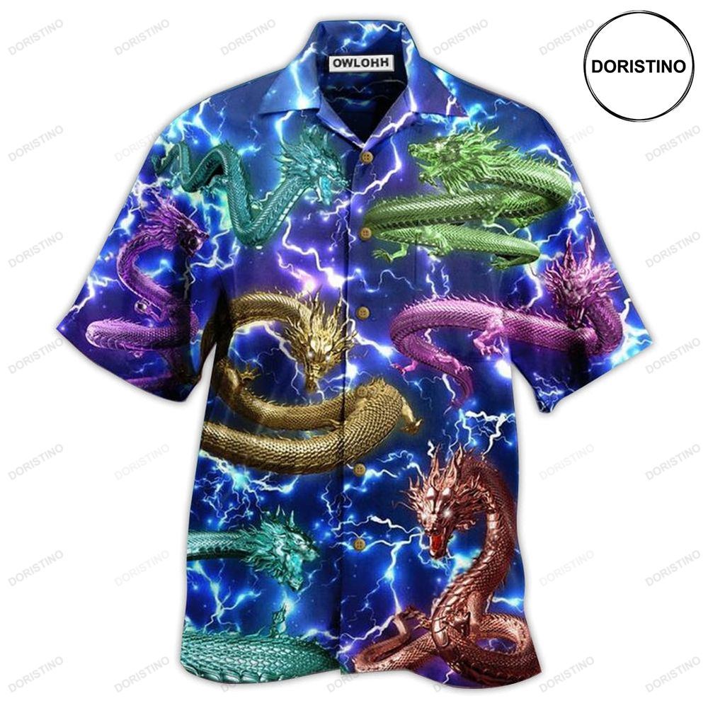 Dragon Love Life Amazing Lightning Hawaiian Shirt