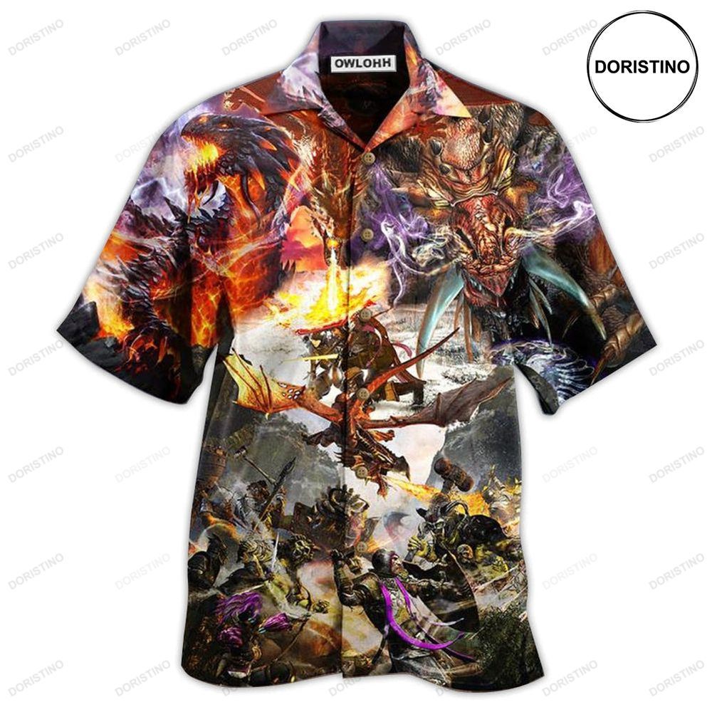 Dragon Love Life Combat Amazing Awesome Hawaiian Shirt