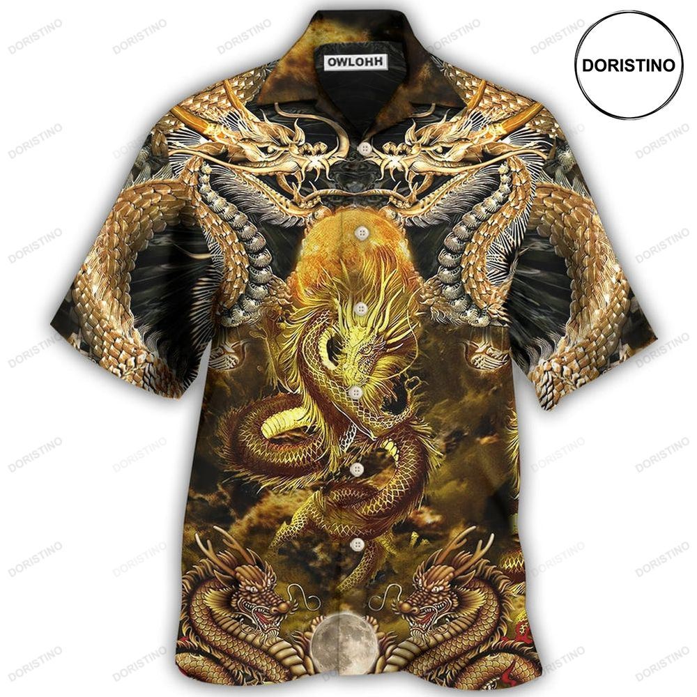 Dragon Love Life To The Moon Limited Edition Hawaiian Shirt