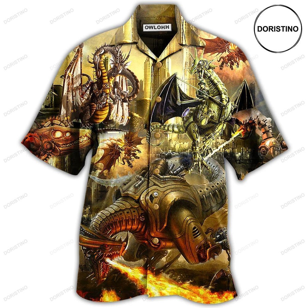 Dragon Metal Love Life Amazing Awesome Hawaiian Shirt