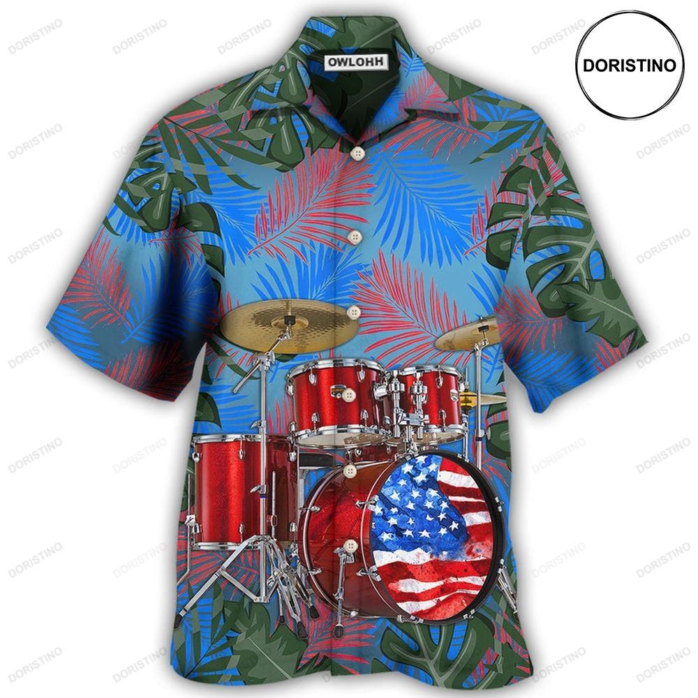 Drum Independence Day America Limited Edition Hawaiian Shirt