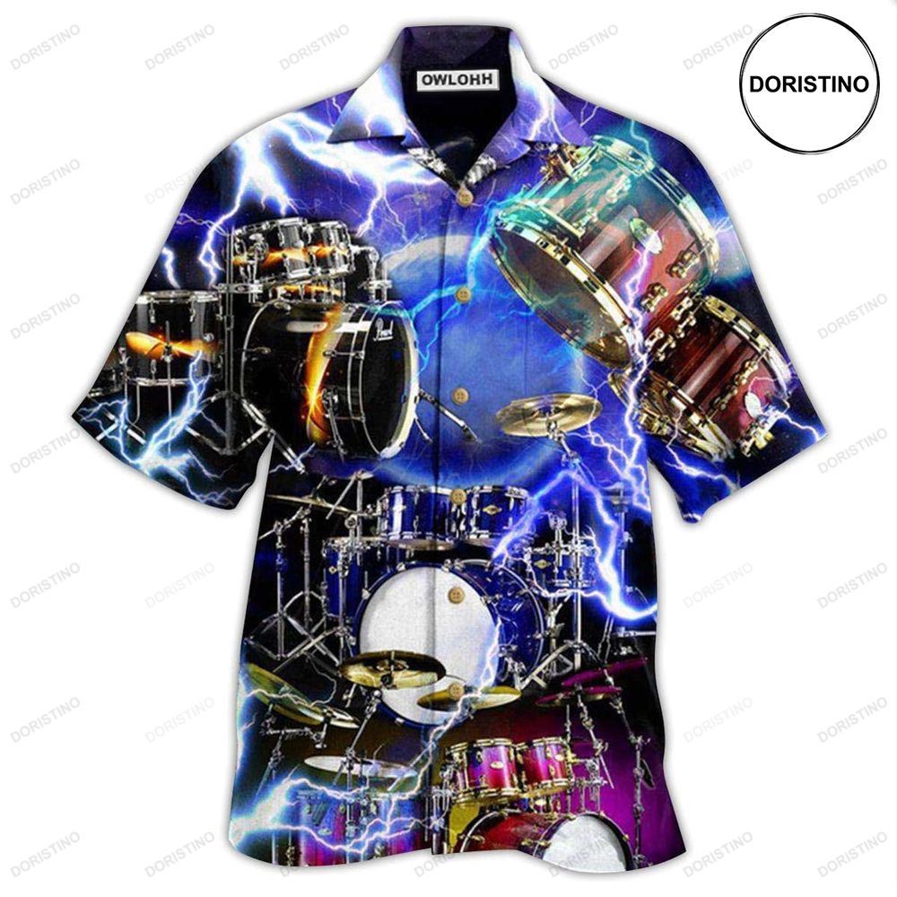 Drum Is My Cardio Lighting Hawaiian Shirt