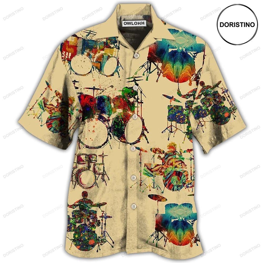 Drum Music Instrument Limited Edition Hawaiian Shirt