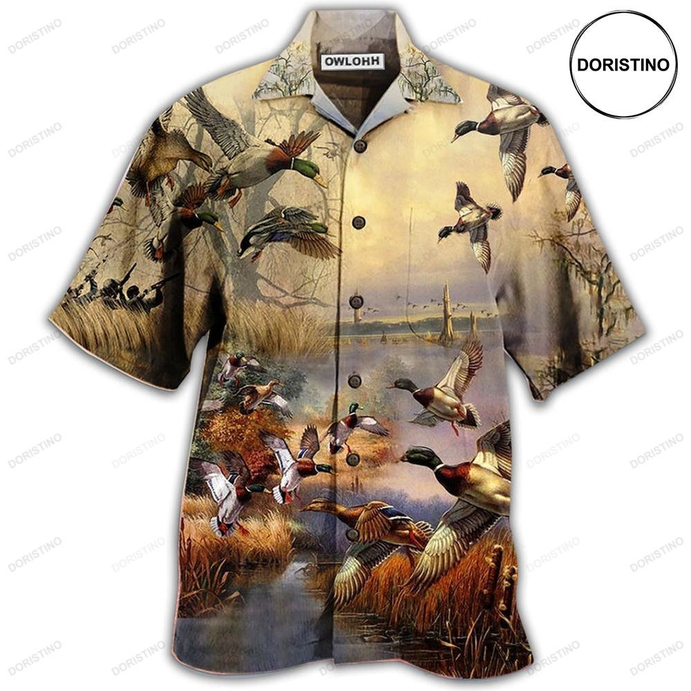 Duck Amazing Vintage Wild Duck Awesome Hawaiian Shirt
