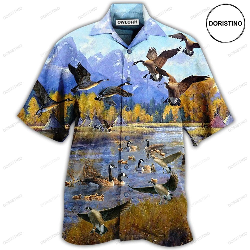 Duck Fly To Hawaii So Much Funny Awesome Hawaiian Shirt