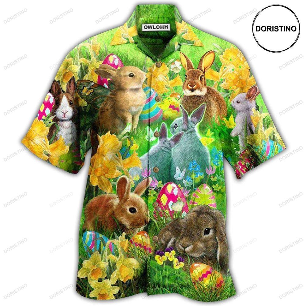 Easter Bunnie Easter Happy Bunnie Hawaiian Shirt